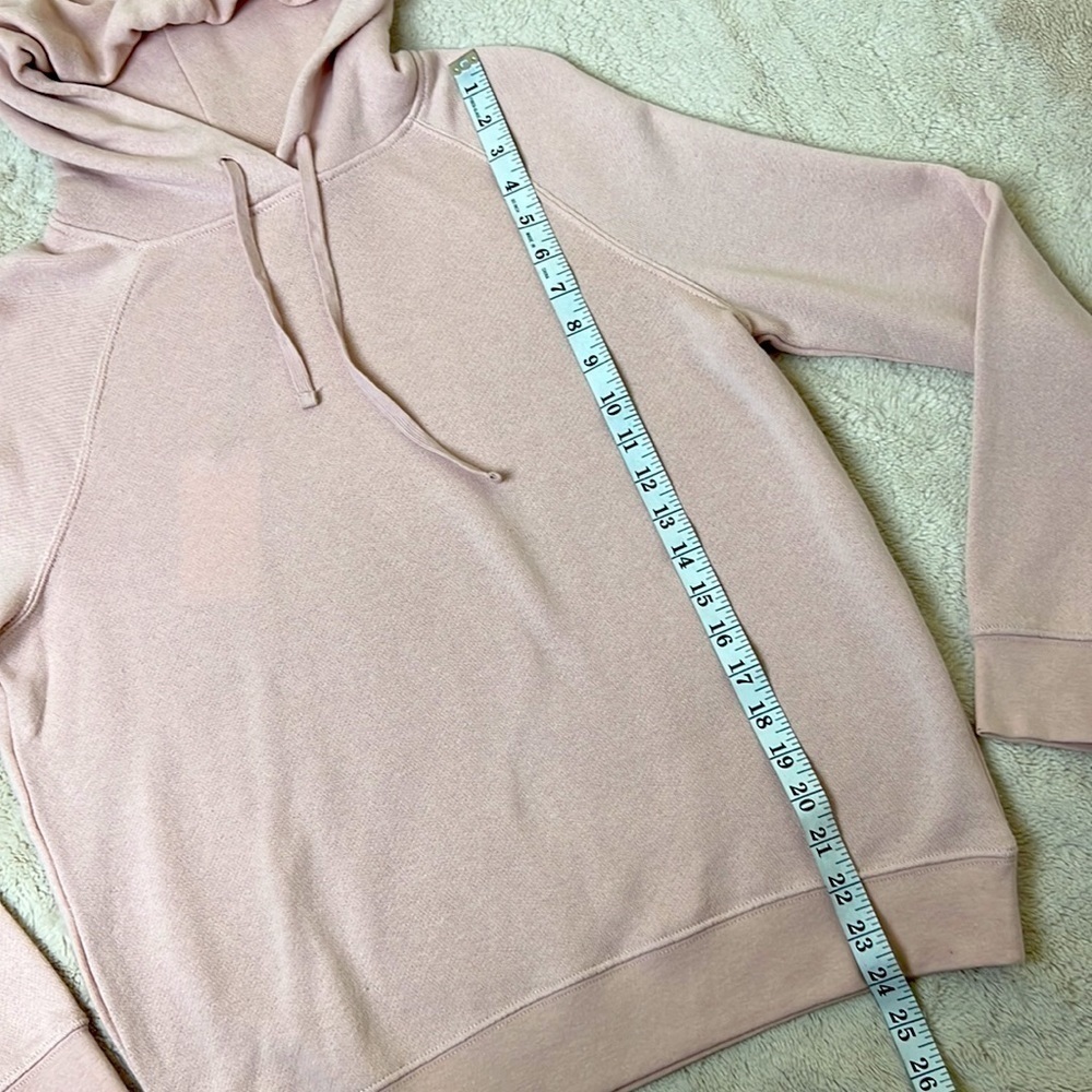 FOR THE REPUBLIC Light Blush Pink Pullover Hoodie Sweatshirt - Size XS, NWT - Picture 6 of 10